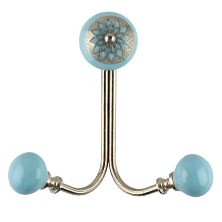 Turquoise Strewn Flat Wired Hooks Online